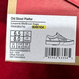 Old Skool Platfor Vans Leopard 00497434